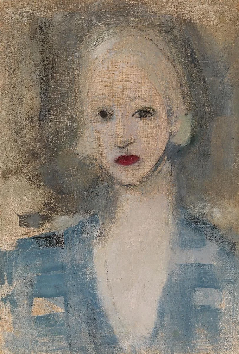 Vaalea nainen, by Helene Schjerfbeck, unspecified