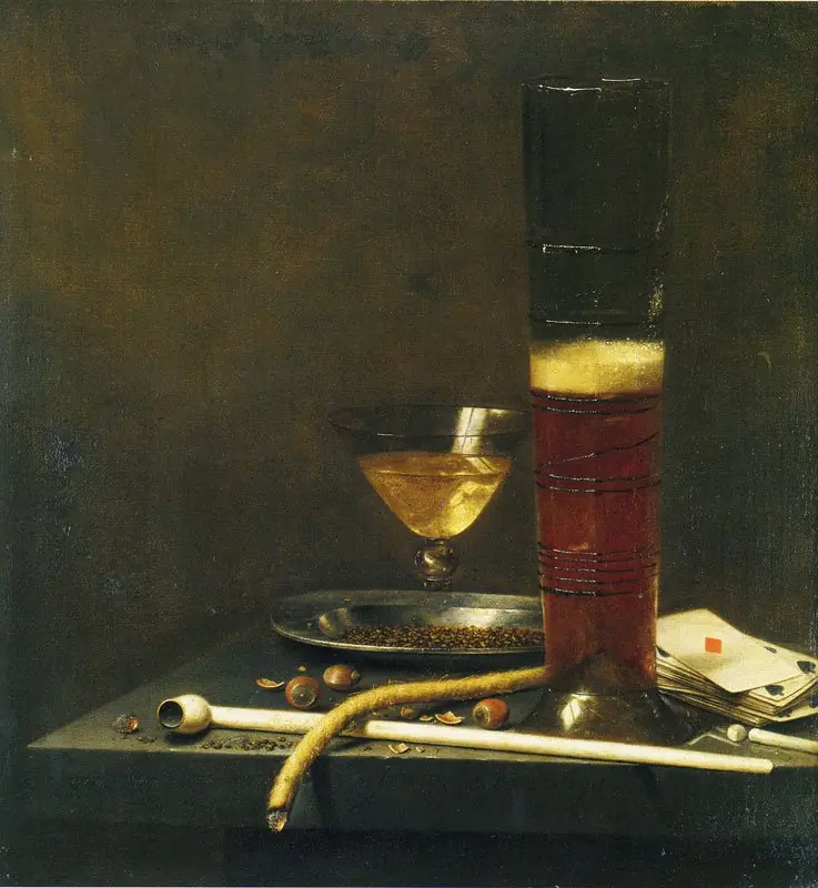 Glasses, Smoking Implements, and Cards
