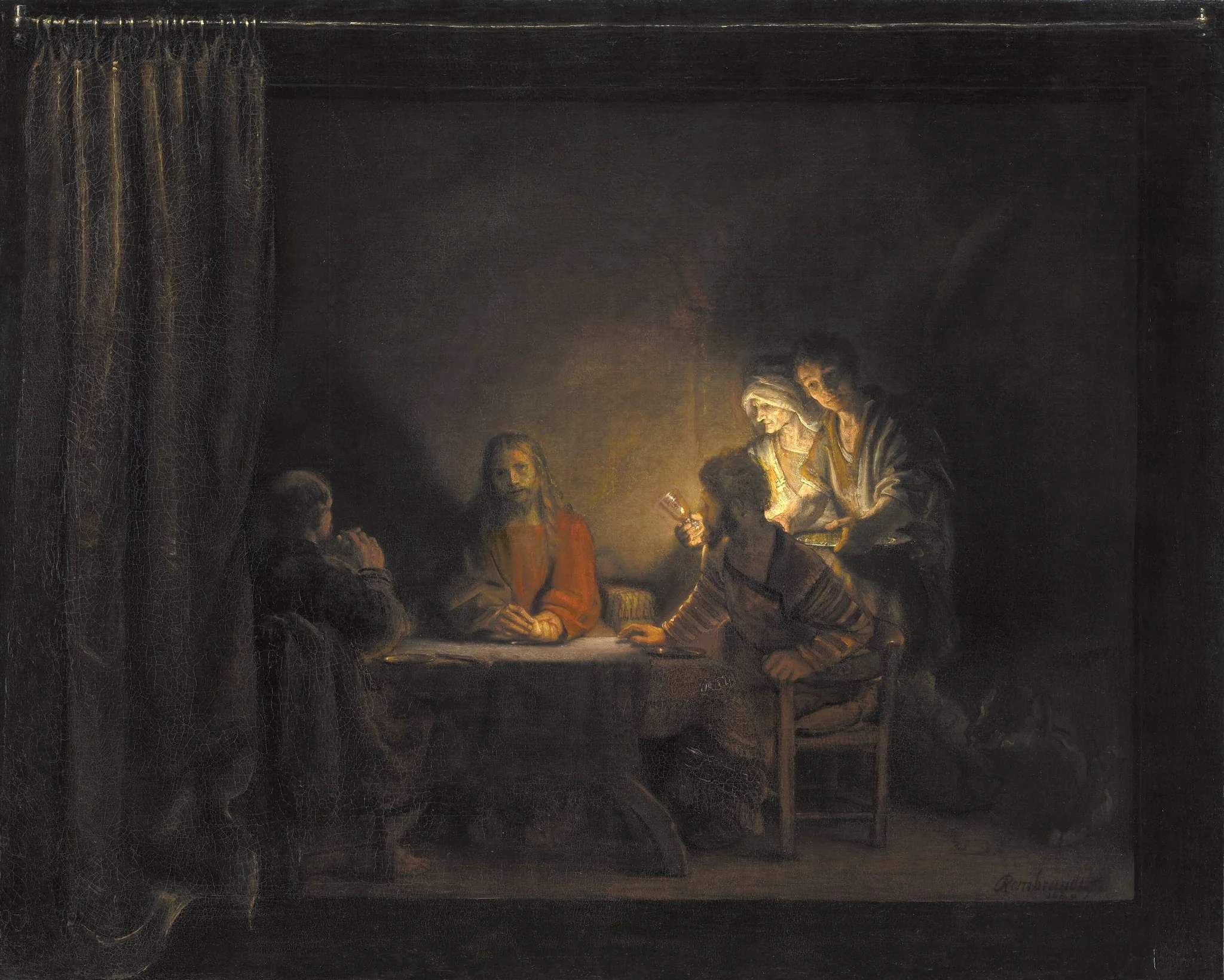 Supper at Emmaus, by Unknown, 1648