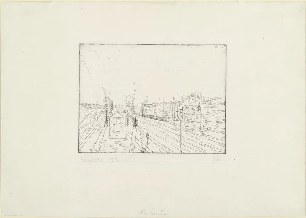 Untitled, by Paul Klee, ink, 1911