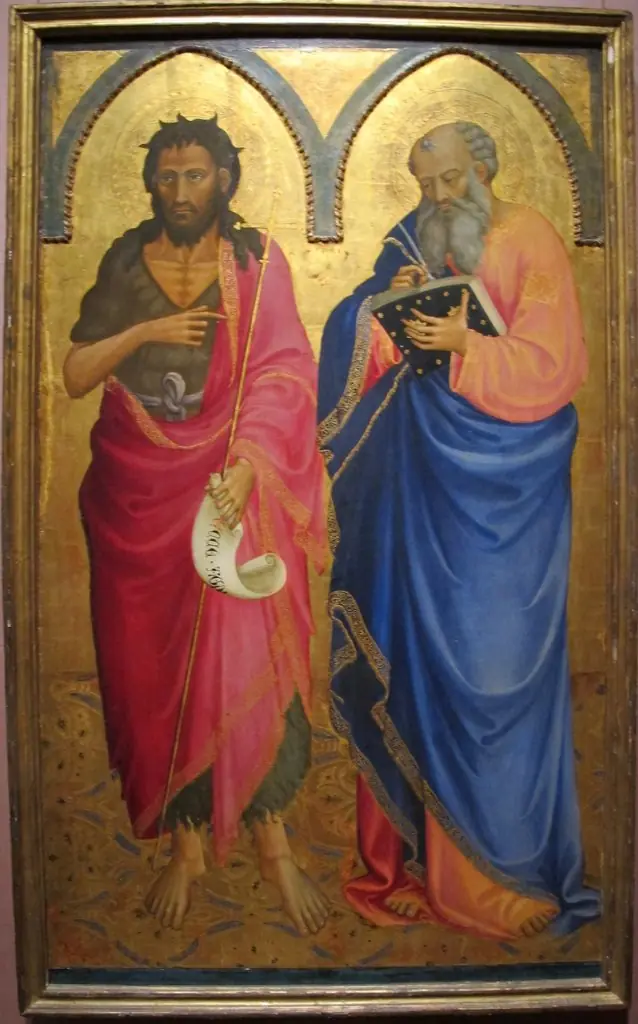 Saints John the Baptist and Mathew