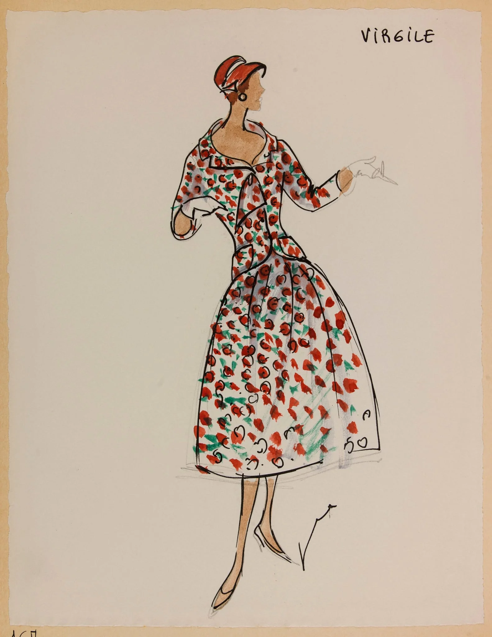 Virgile, by Carven, 1956