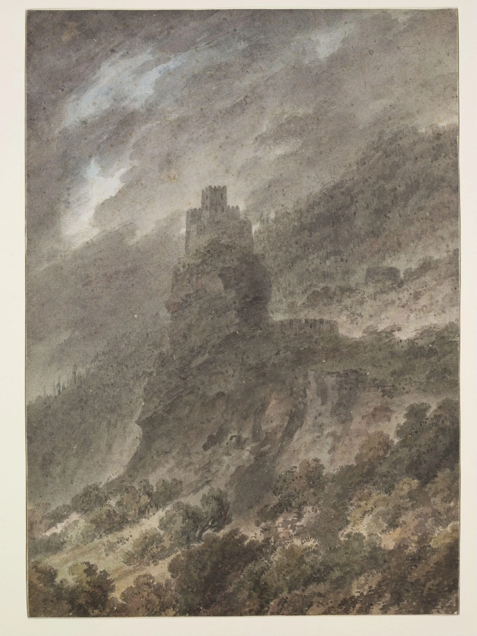 Untitled, by John Robert Cozens, watercolor, 1750
