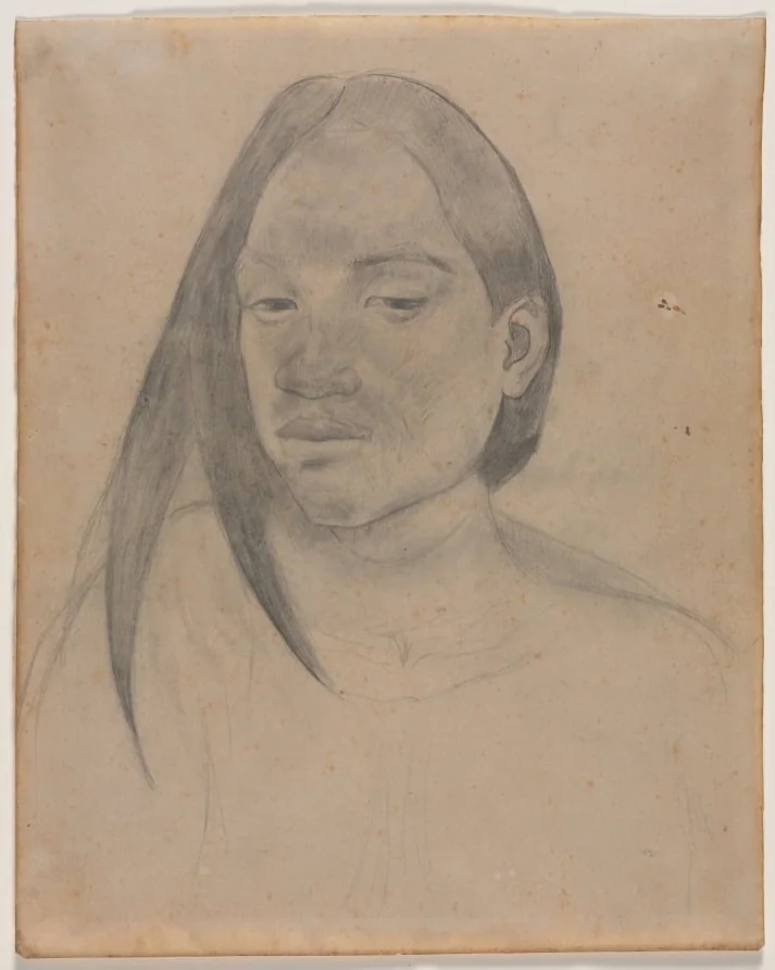 Head of a Tahitian Woman