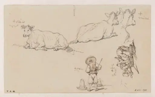 Figures and cattle