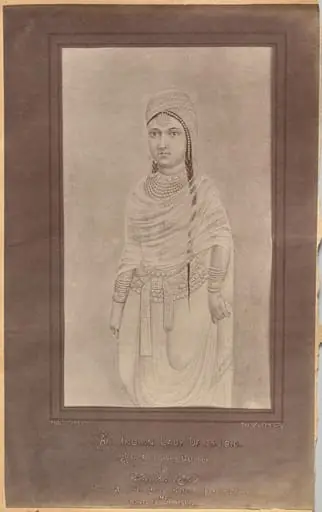 Indian Lady 250 BC (verso, right)