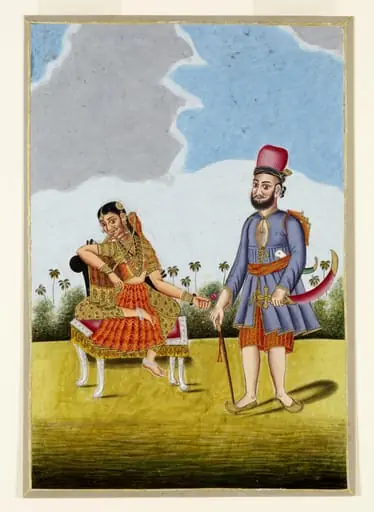 A man and his wife