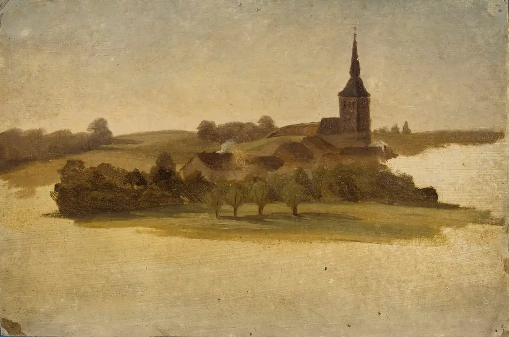 View Towards Erkrath Church, study