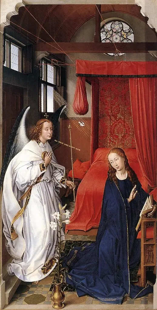 St Columba altarpiece: Annunciation