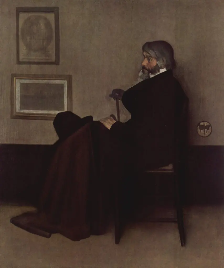 Arrangement in Grey and Black, No. 2: Portrait of Thomas Carlyle