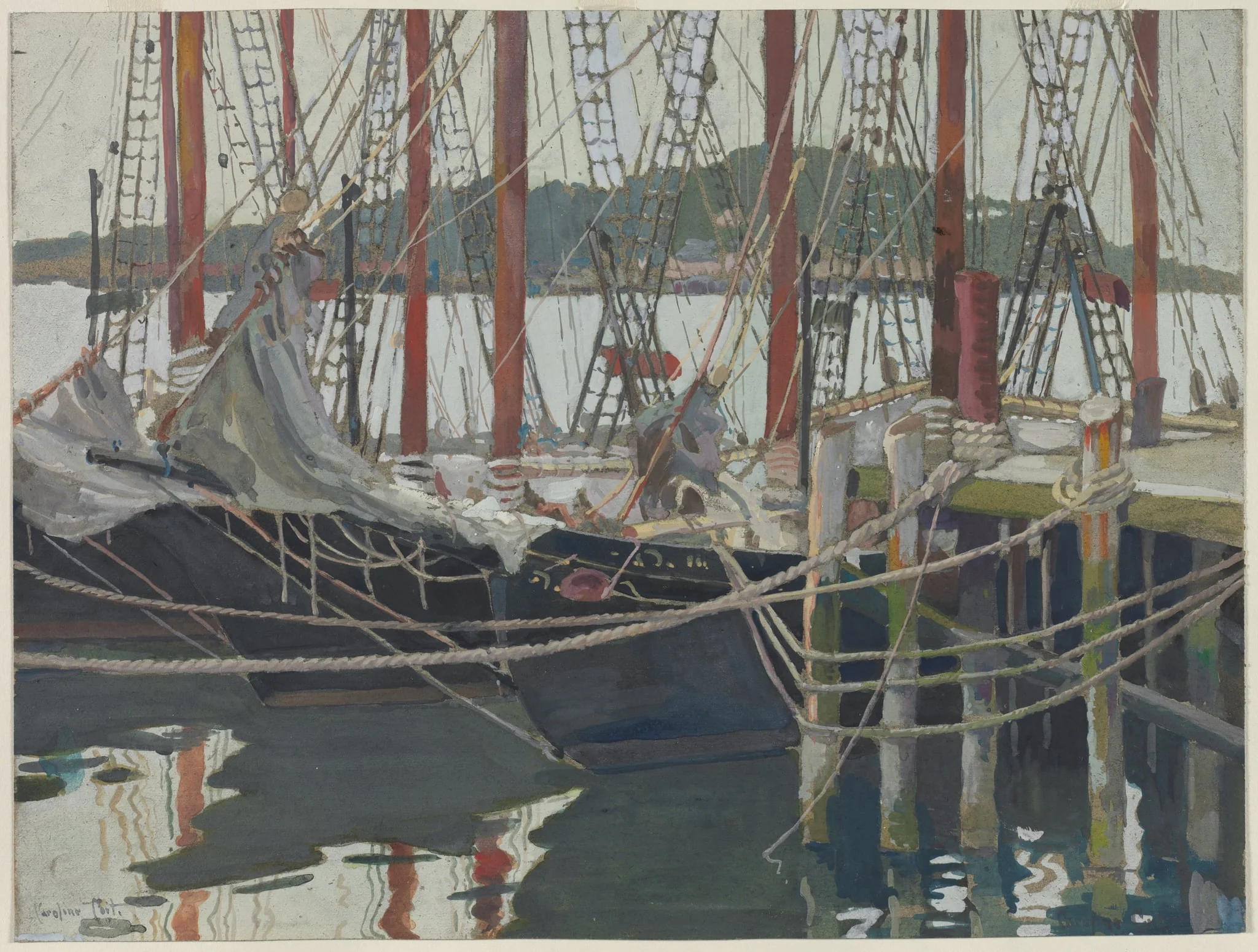 Idle Days, Gloucester, Massachusetts, by Caroline E. Coit, 1920