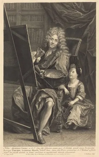 Antoine Coypel and His Son