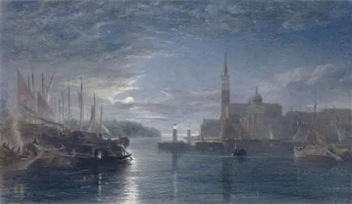 Island and church of S. Giorgio Maggiore, Venice