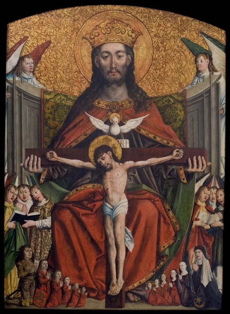 Holy Trinity. Votive painting of Jakub Dębiński, from the Parish Church of St Margaret in Dębno near Brzesko
