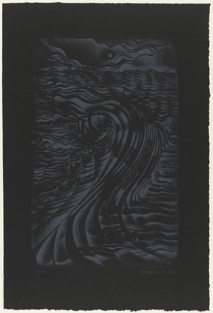 Untitled, by Lee Bontecou, ink, 1980