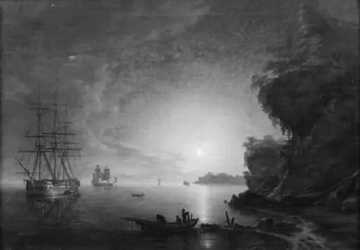 A Seascape. Moonlight