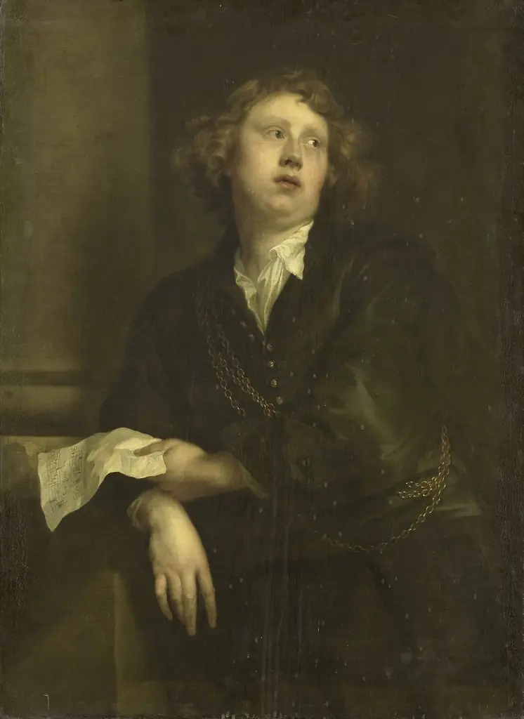portrait of Henricus Liberti (1628-61). Composer and organist