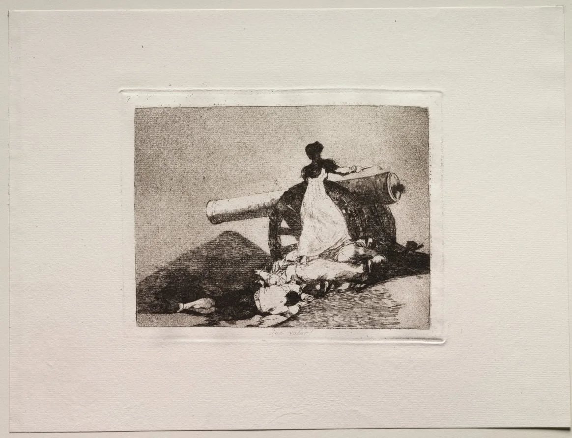 The Horrors of War:  What Courage!, by Francisco Goya, 1815