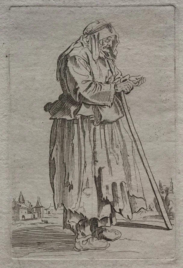 Old Beggar Woman, by Unknown, 1604