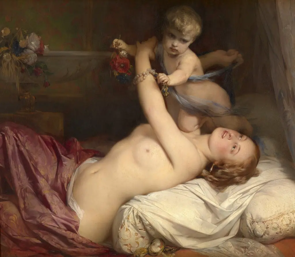 Young Mother with Child