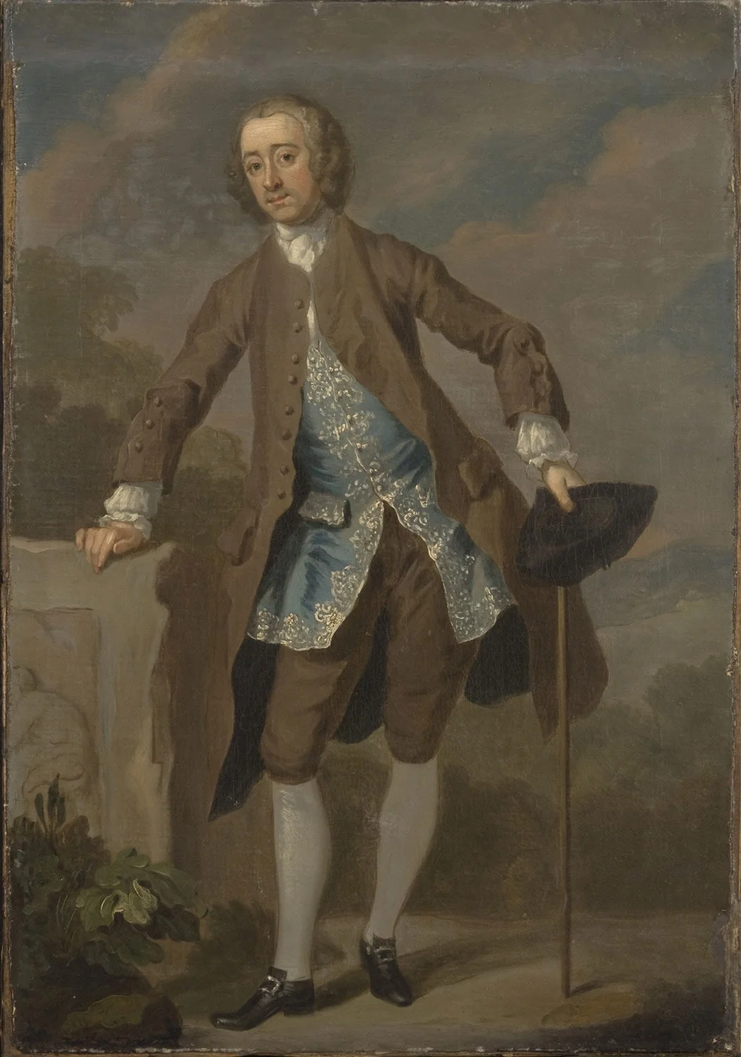 Portrait of Gustavus Hamilton, 2nd Viscount Boyne, by William Hogarth, oil, 1740