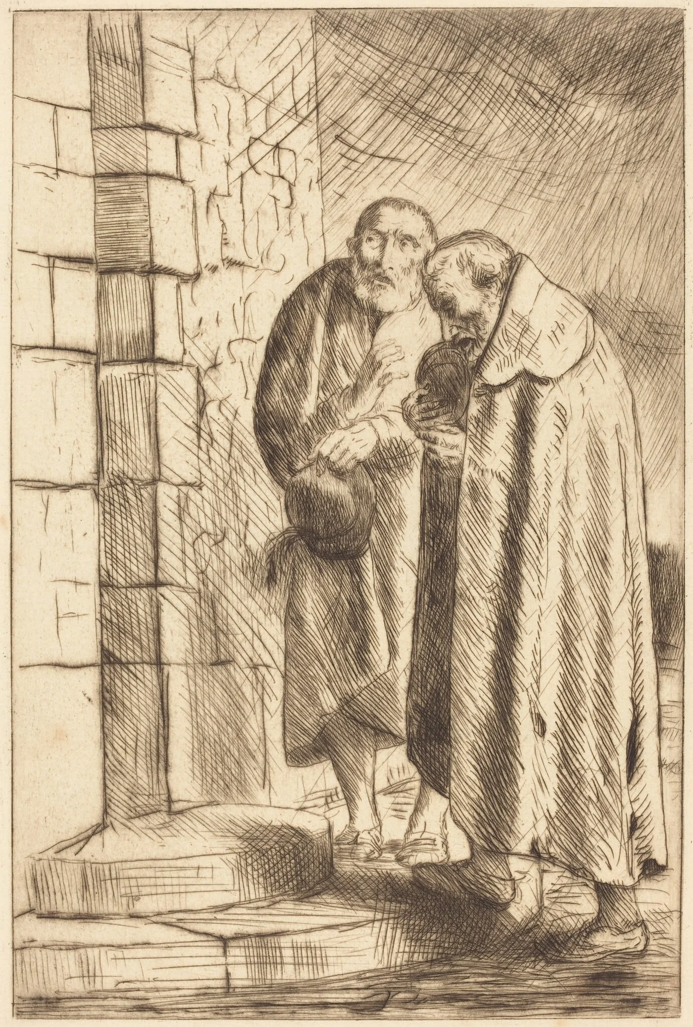 Saint Peter and Saint Paul in the Door of M. Richard (St. Pierre et St. Paul a la porte de M. Richard