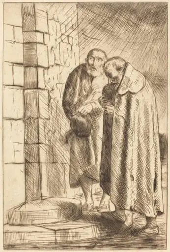 Saint Peter and Saint Paul in the Door of M. Richard (St. Pierre et St. Paul a la porte de M. Richard