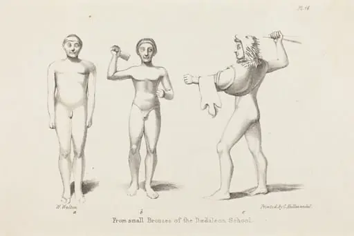 Daedalian Figures from Bronzes