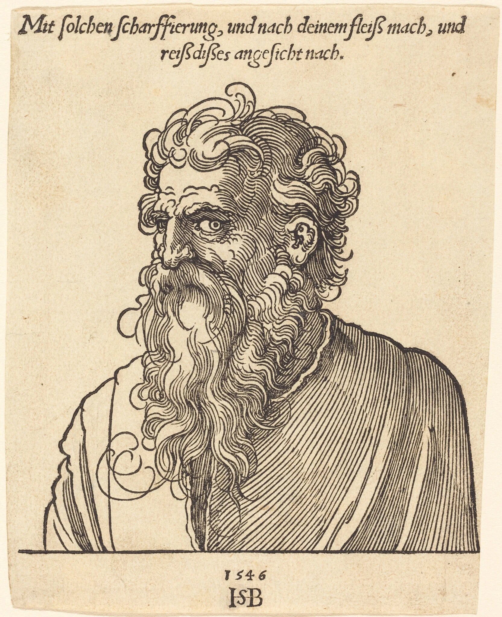 Bust of an Old Bearded Man
