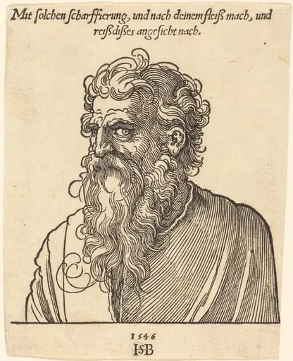 Bust of an Old Bearded Man