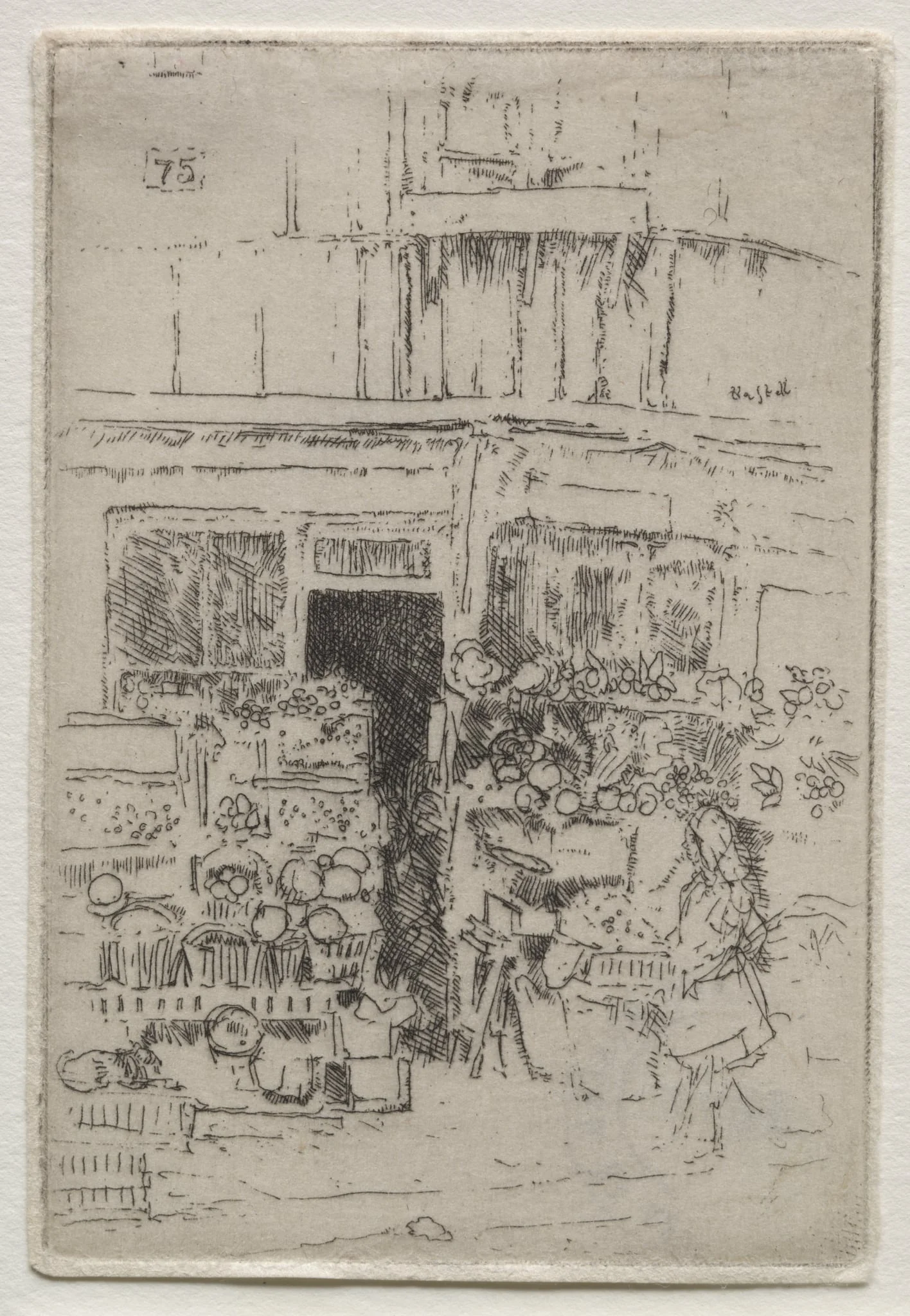 Paris:  The Little Fruit Shop, by Ernest Haskell, 1910