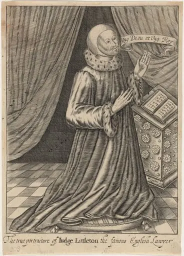 Sir Thomas Lyttleton, Lawyer