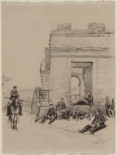 Soldiers Resting (recto)