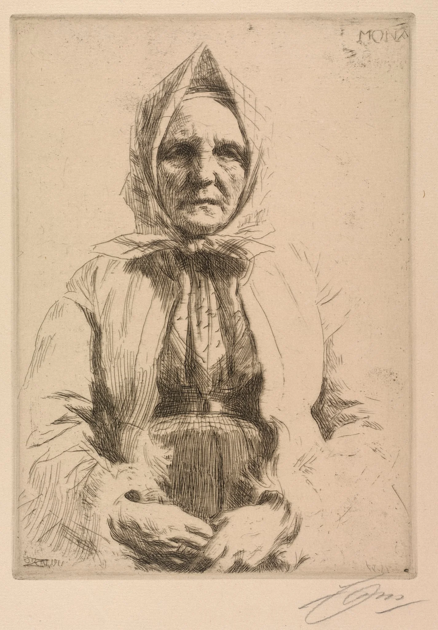 Mona, by Anders Zorn, 1911