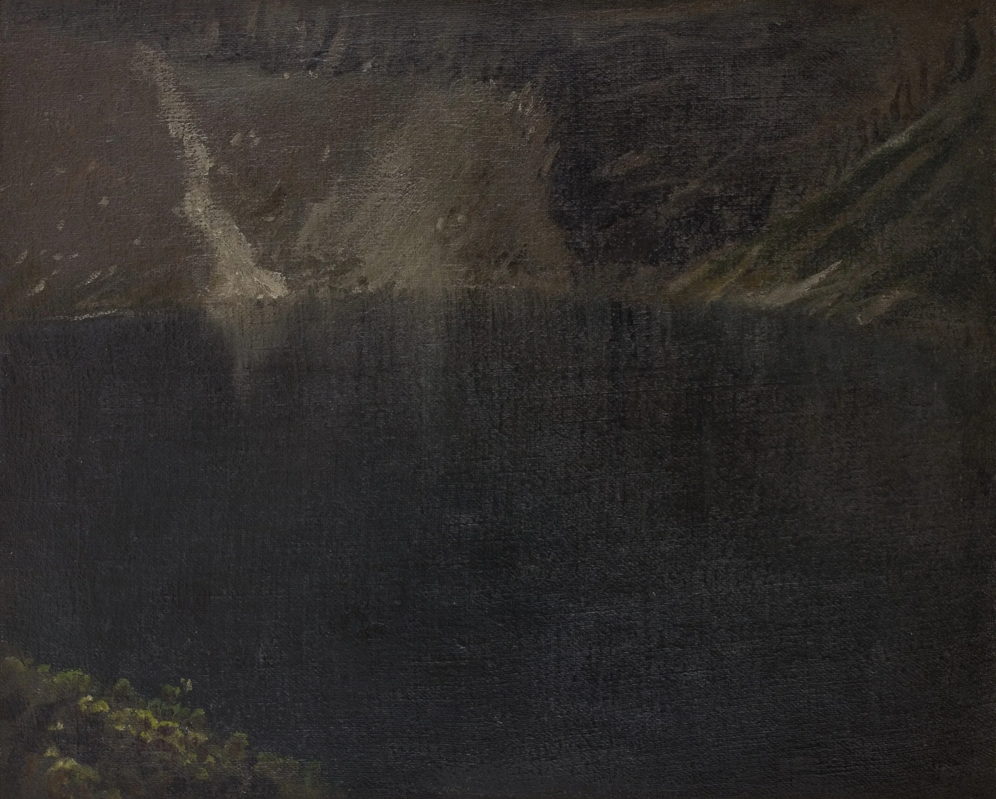 Black Lake, by Leon Wyczółkowski, oil, 1906
