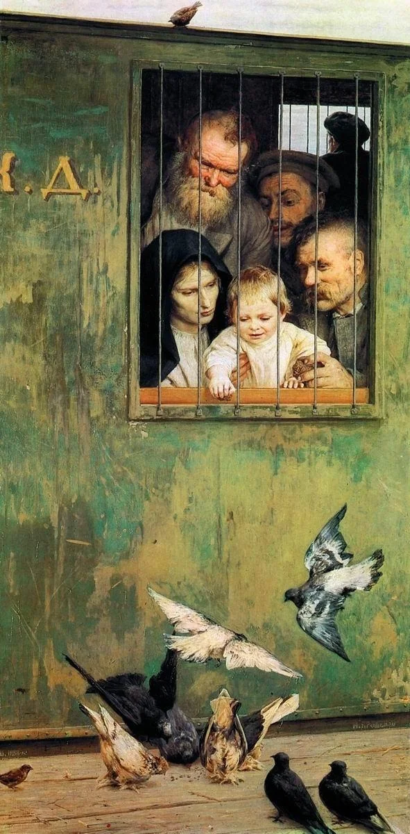 Everywhere life, by Nikolai Yaroshenko, unspecified, 1894