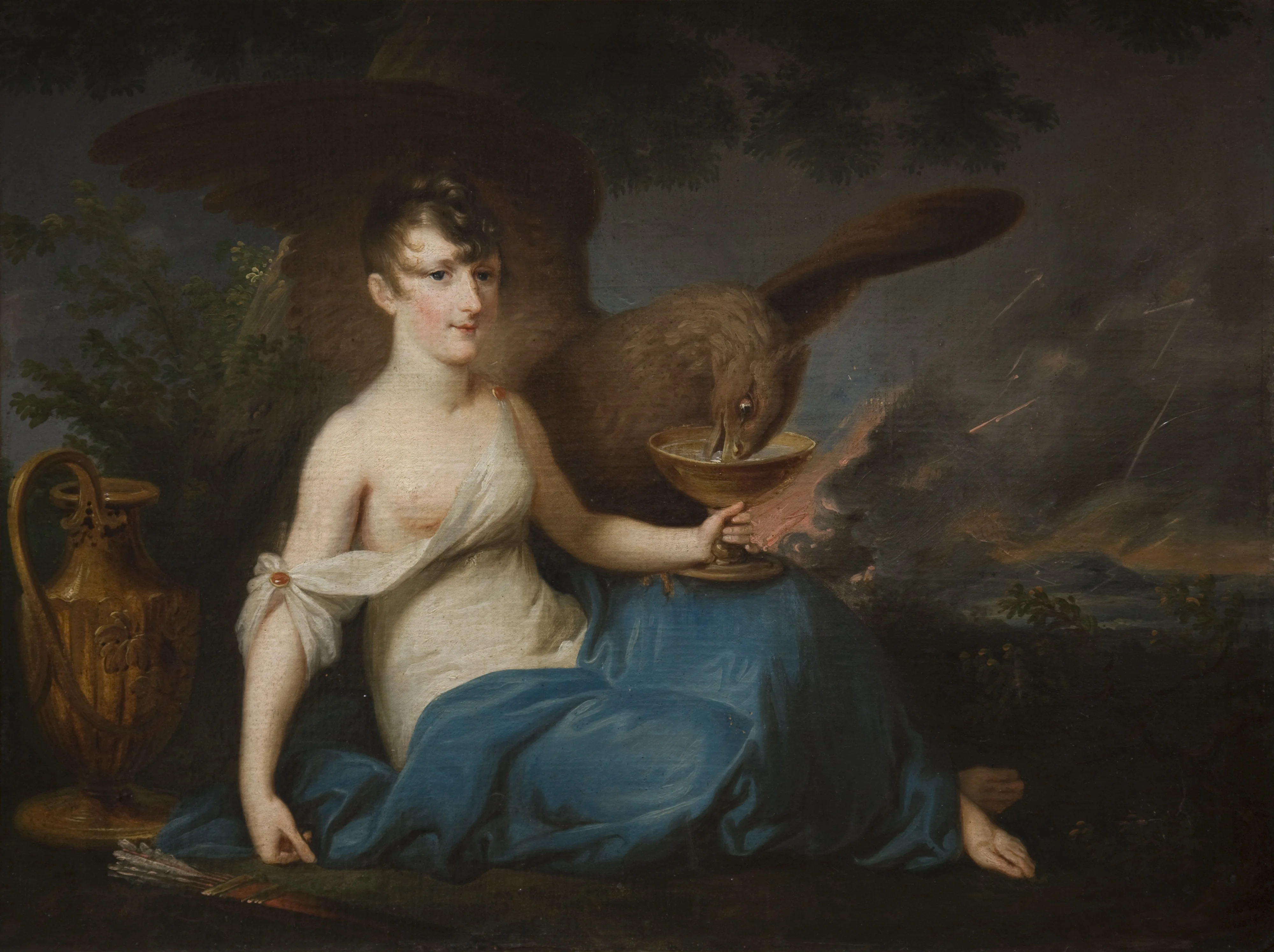 Portrait of Teofila Radziwiłł as Hebe