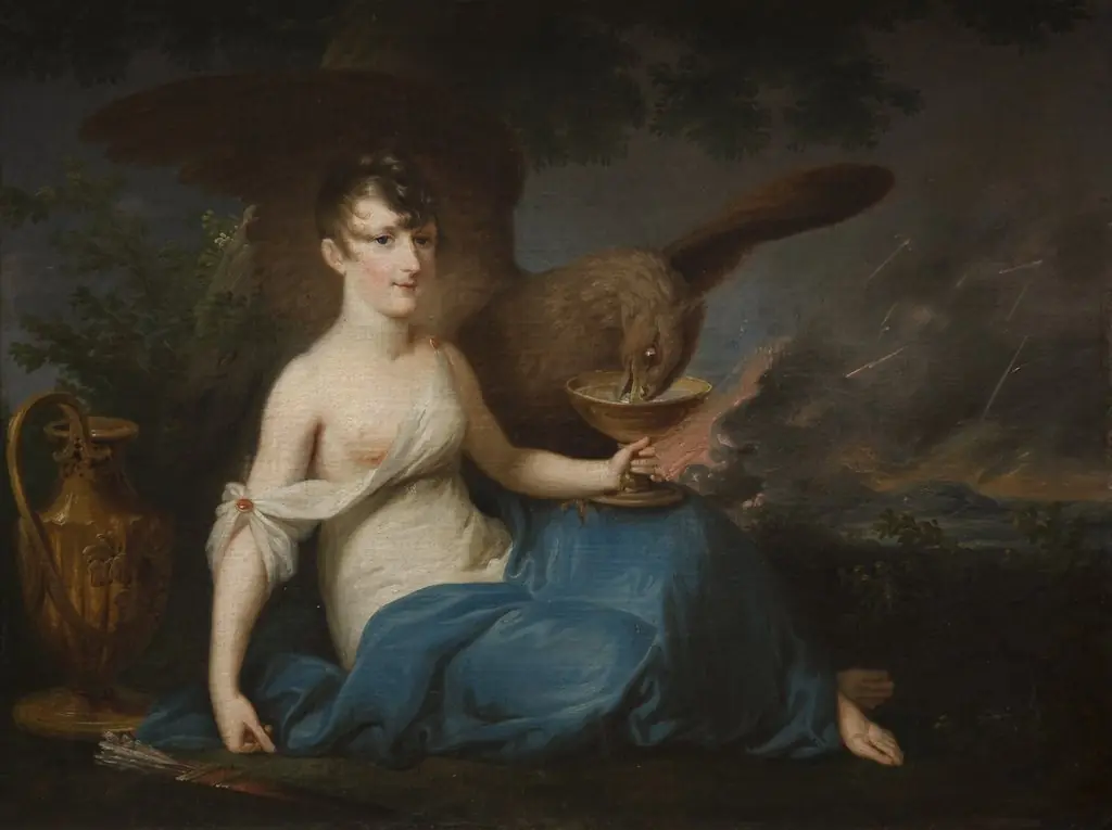 Portrait of Teofila Radziwiłł as Hebe