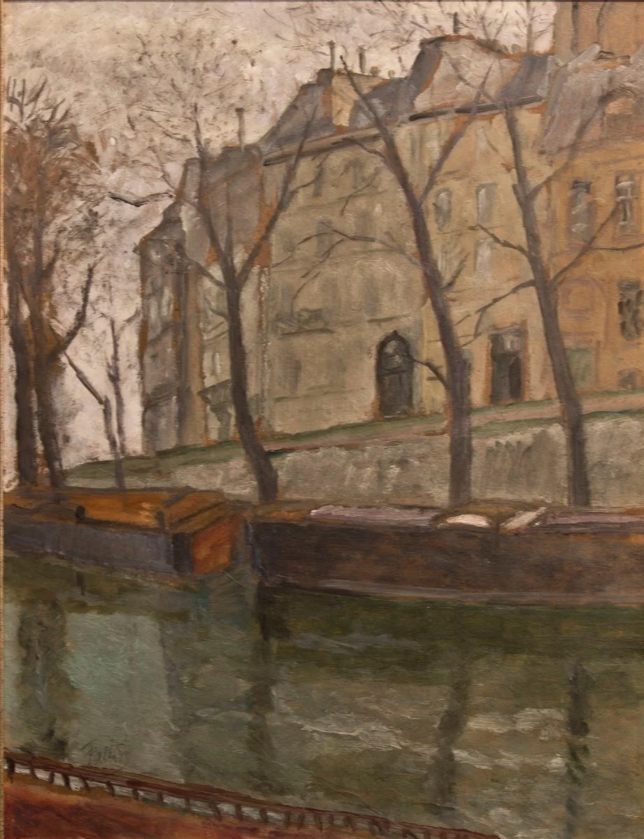 Pe malul Senei, by Theodor Pallady, 1921