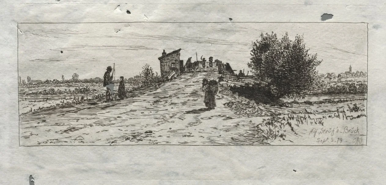 Auf Stauf a-Bruck, by Otto Henry Bacher, 1879