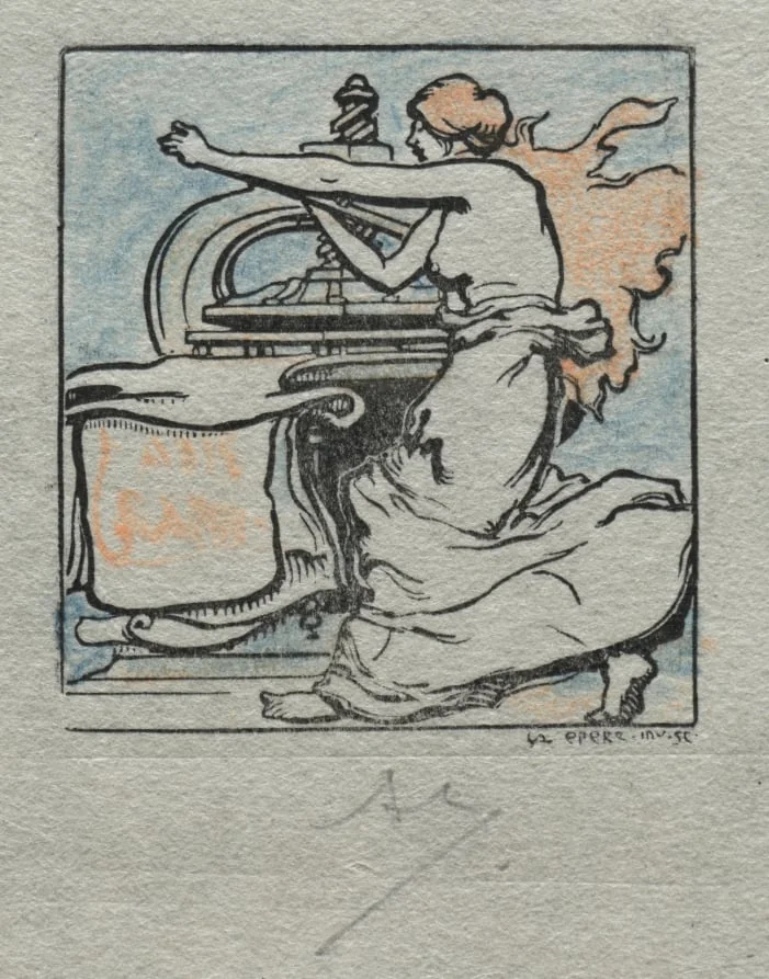 The Printer, by Auguste Lepère, 1900