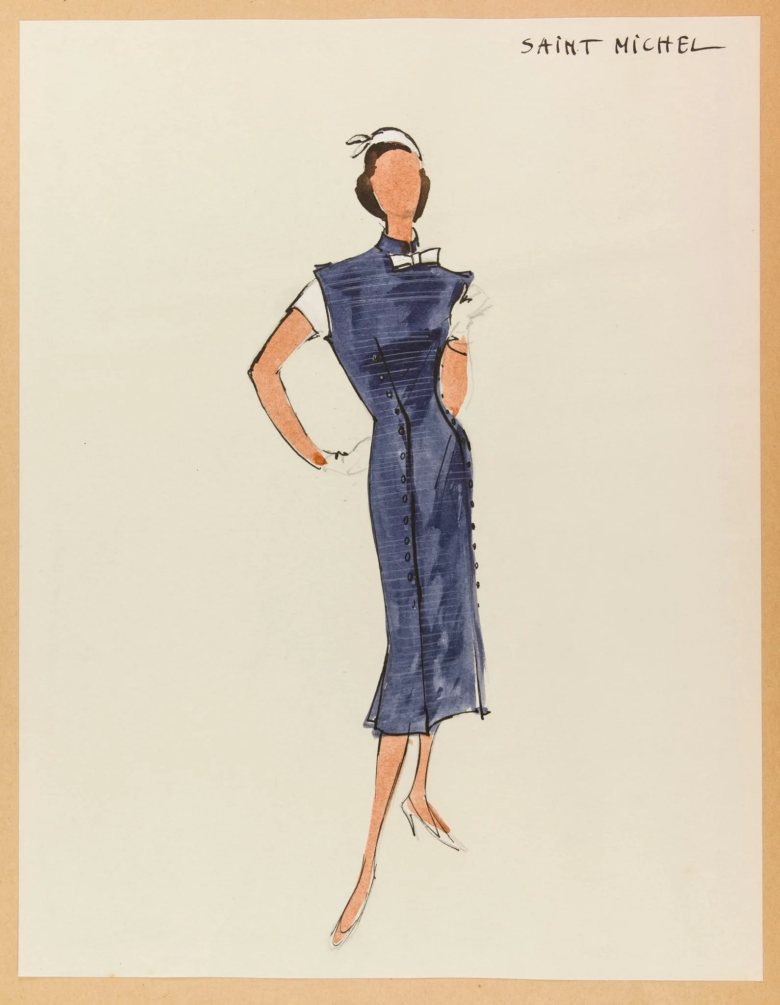 Saint Michel, by Marie-Louise Carven, 1955