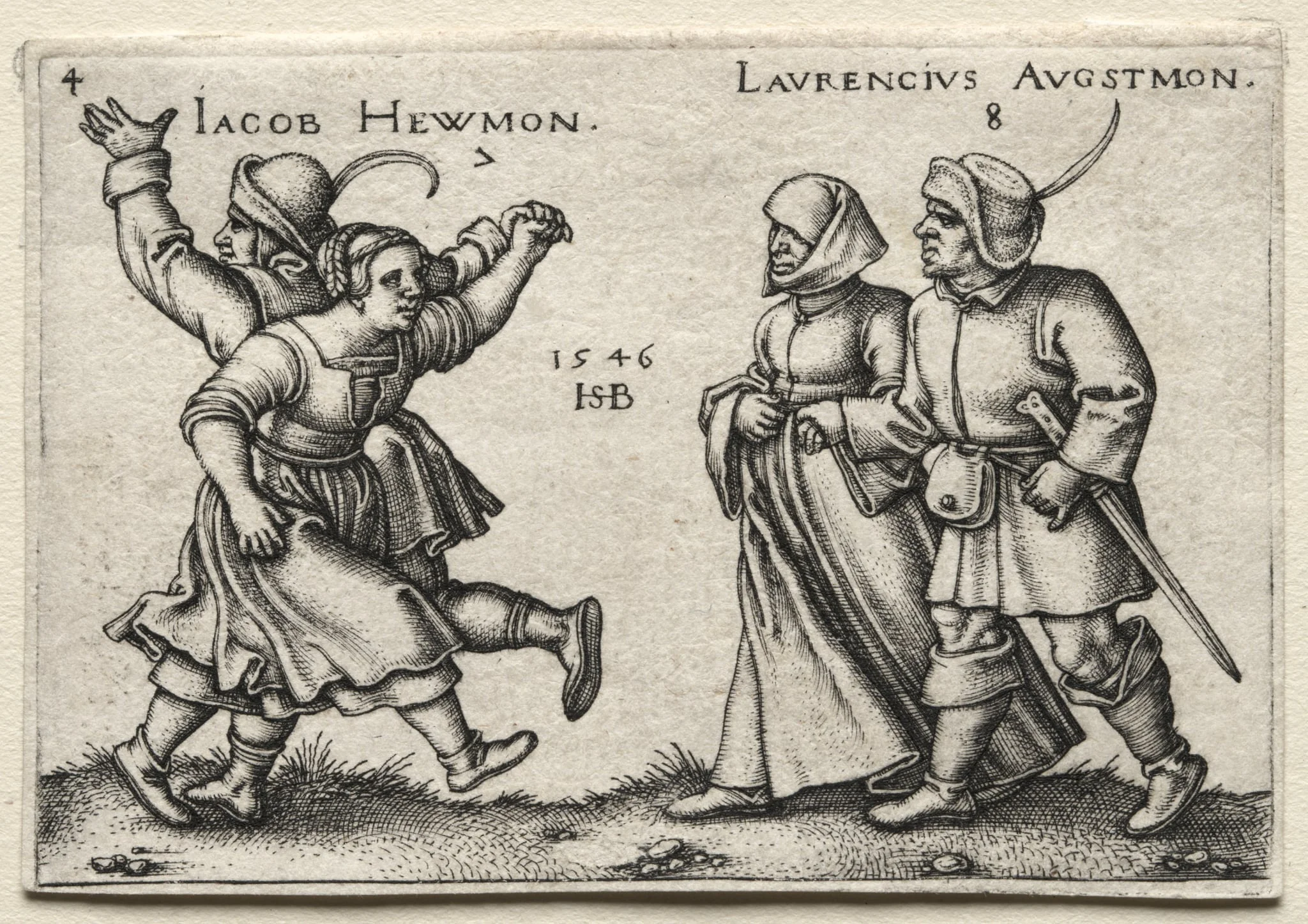The Village Wedding:  Jacob Hewmon, by Sebald Beham, 1546