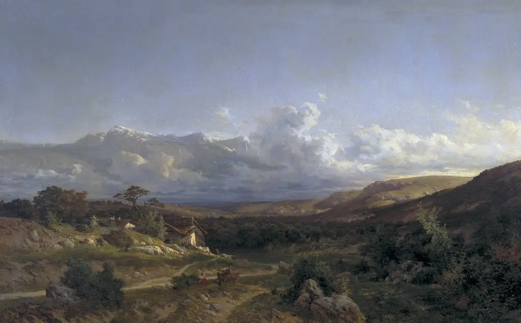 Landscape in the Dauphinoise