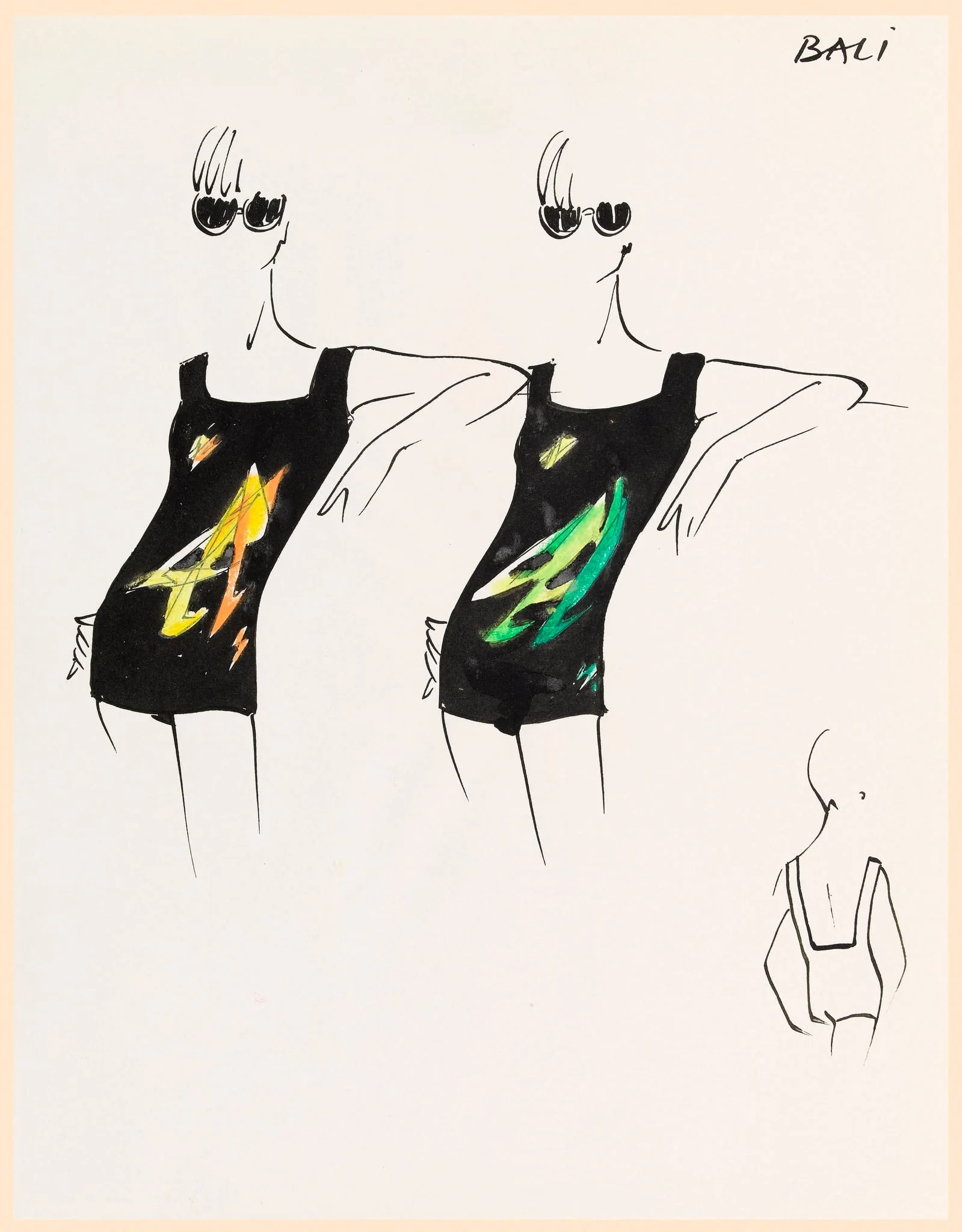 Bali, by Carven, 1964