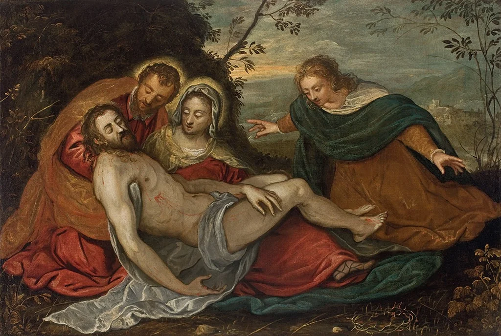 Lamentation of Christ, by Jacopo Tintoretto, oil, 1560