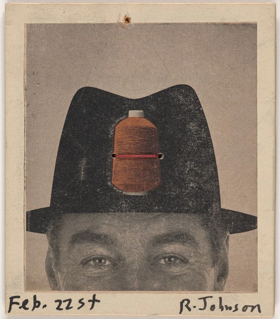 Untitled, by Ray Johnson, ink, 1961
