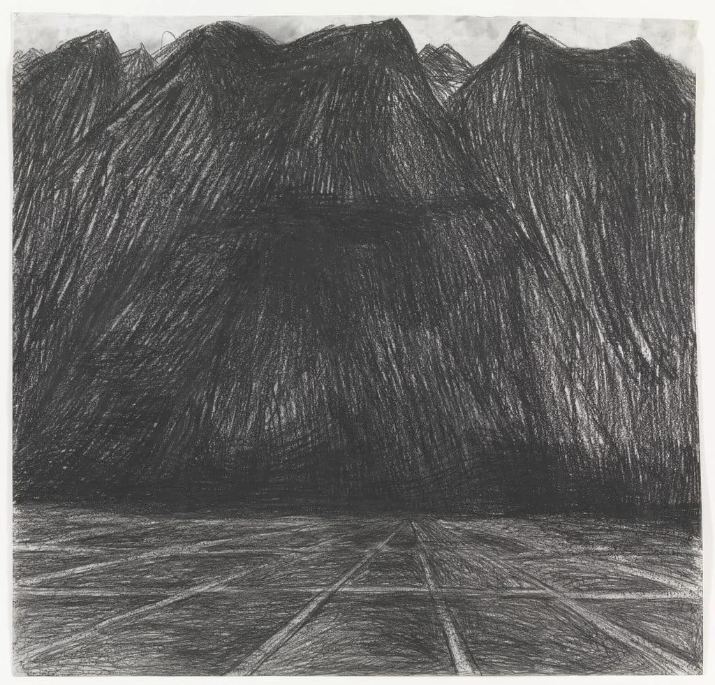 Untitled, by Miriam Cahn, graphite, 2006