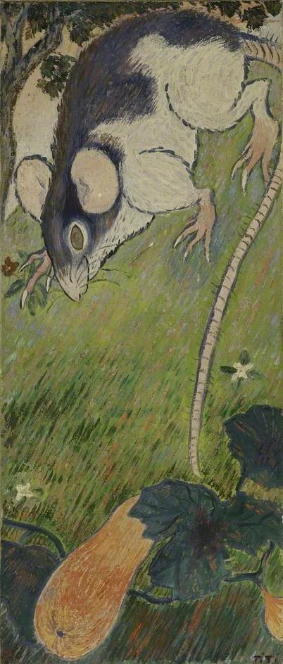 The Rat, by Félix Pissarro, oil, 1895