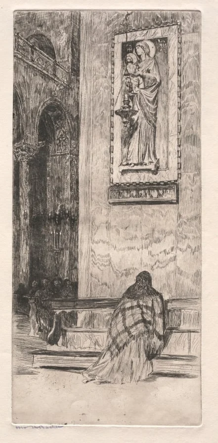 Etchings of Venice: St. Marks, by Otto Henry Bacher, 1850
